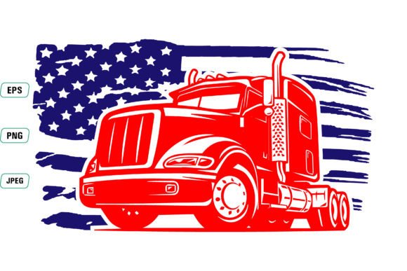 4th of July Truck Graphics for T-Shirt Designs Review