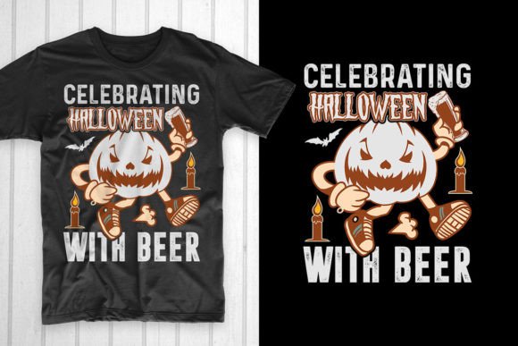 Celebrating Halloween with Beer: Graphics & T-Shirt Designs