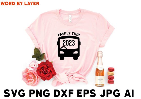 Family Trip 2023 SVG Design: T-Shirt Graphics