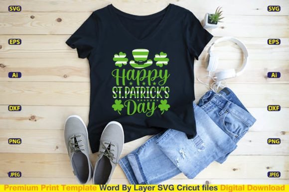 Happy St. Patrick’s Day SVG Graphics & T-Shirt Designs
