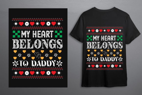 My Heart Belongs to Daddy – Valentine Graphics & T-Shirt Designs